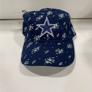 9Twenty Youth Adjustable Dallas Cowboys Hat Floral Navy Kids Cap